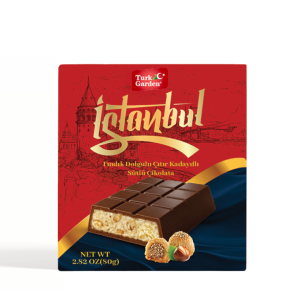 Premium Halal Sweet Embassar Milk Chocolate Square Bar 150g From Istanbul