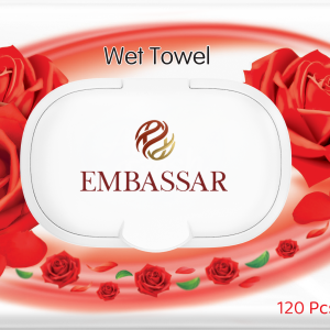 High Quality Red Rose Fragrance Wet Towels Household Cleaning Cloths Safe for Wood Glass Ceramic Surfaces