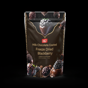 Black Velvet Berry Dragee – Freeze-Dried Blackberry in Premium Chocolate Coating