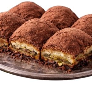 Premium Halal Handmade Milk Chocolate Cold Baklava Traditional Gourmet Dessert with Creamy Milk Flavor