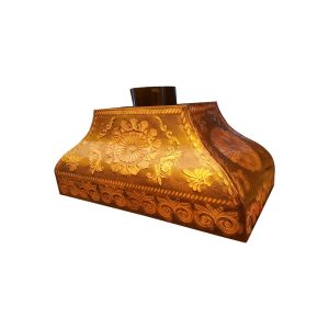 Traditional Copper Range Hood Bakir Davlumbaz Plug-And-Play Kitchen Hood Easy Clean Design